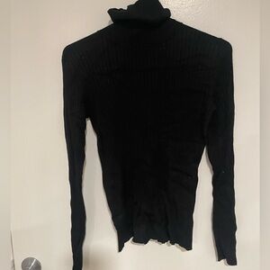 Black turtle neck long sleeve